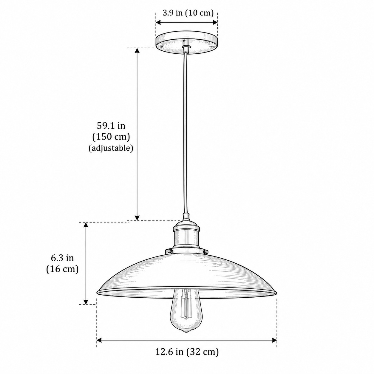 12,6 Zoll (32 cm)