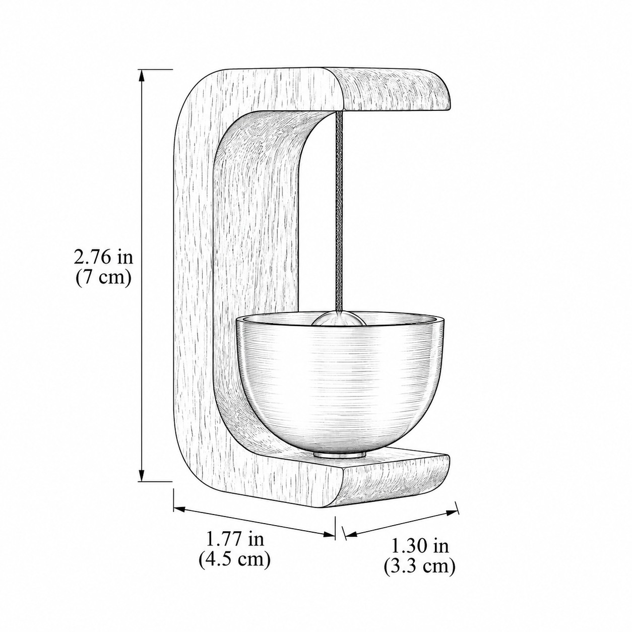 Crescent dimensions