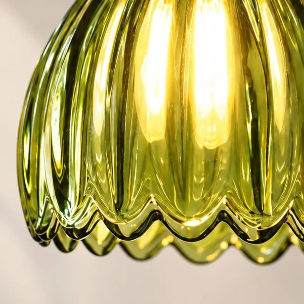 Flower Glass Wall Lamp in Detail