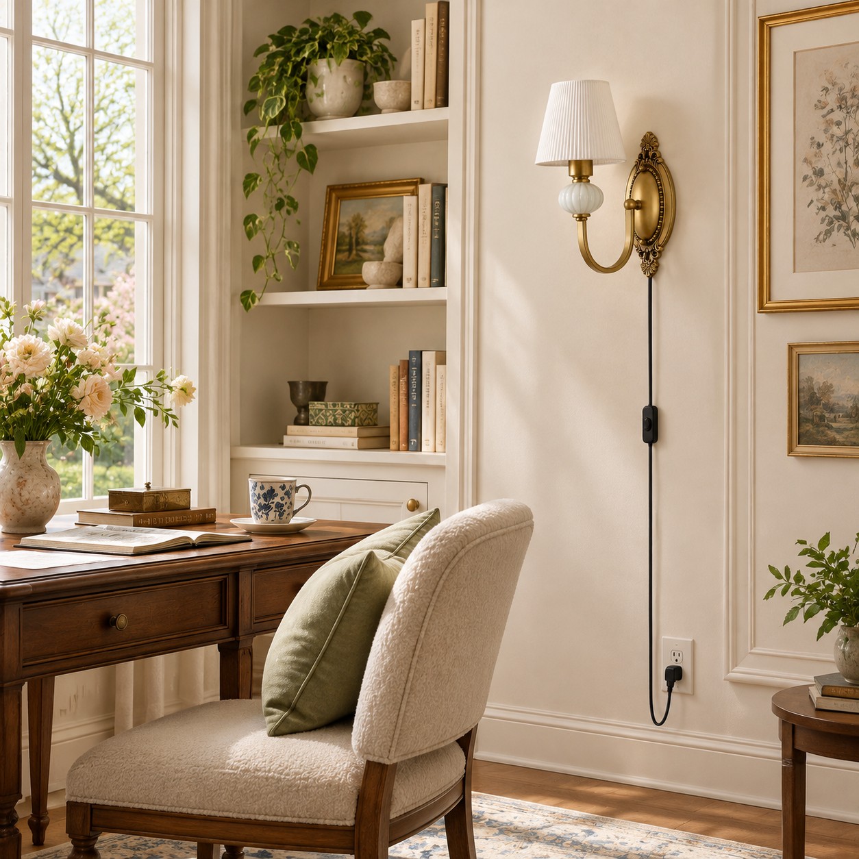 Rowanea applique da parete in stile living