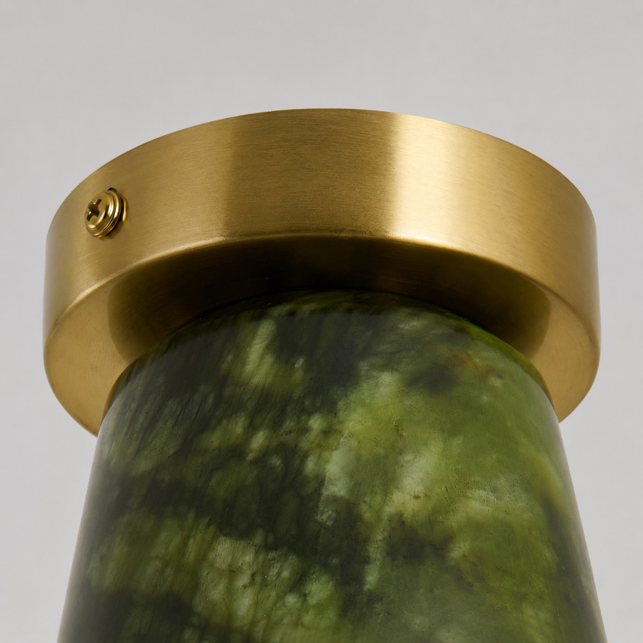 warm gold metal trim detail
