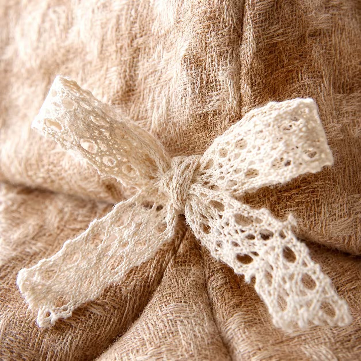 Close view of the plaid textile texture