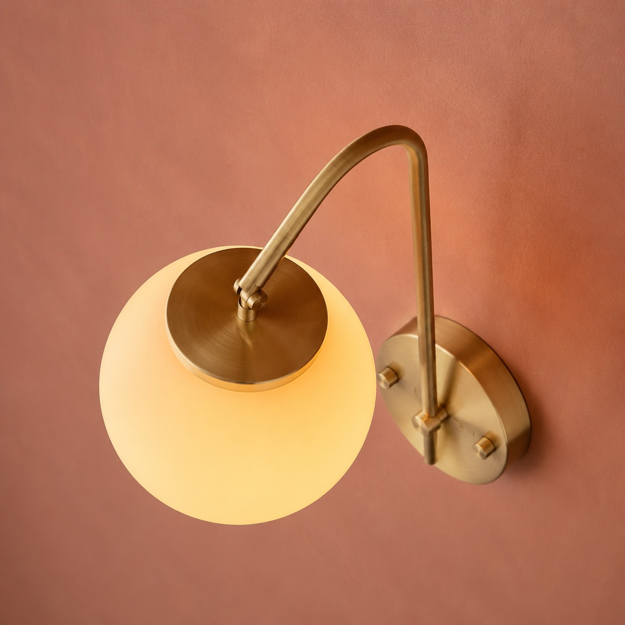 Curved Brass Arm