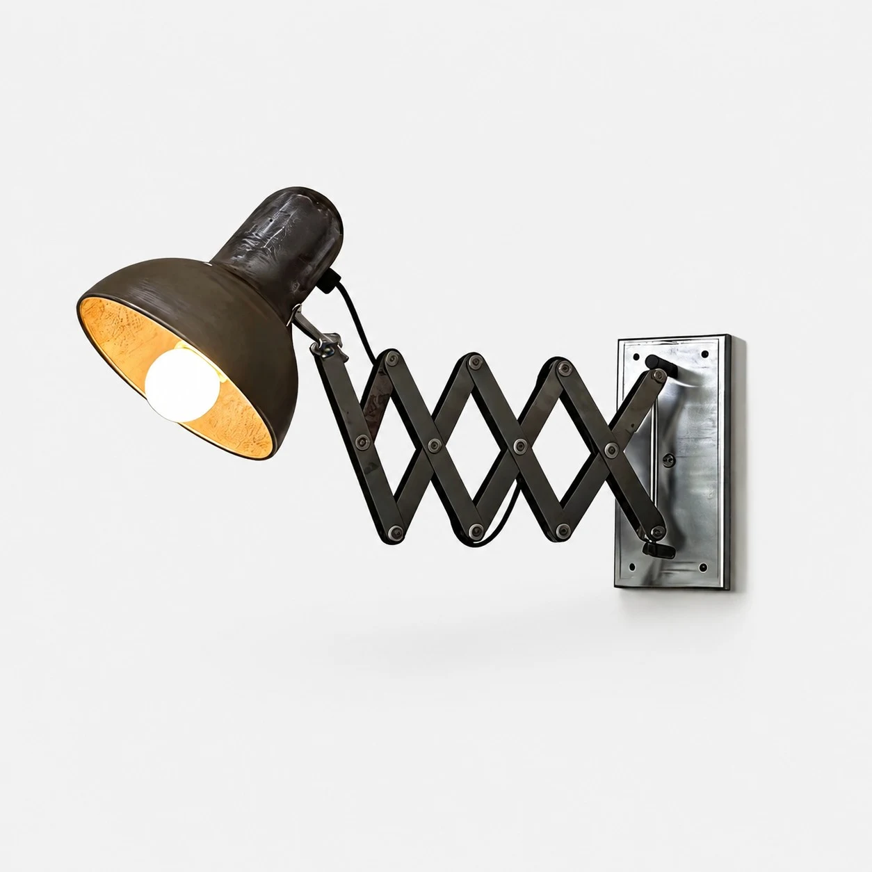 Industrial Adjustable Wall Sconce