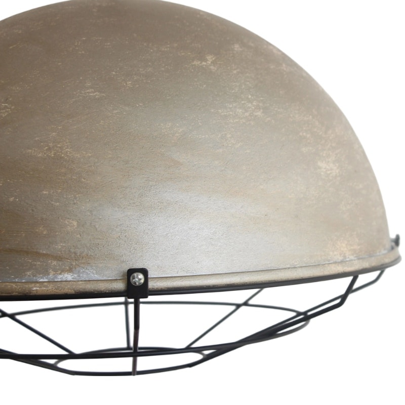 Aged dome shade close detail