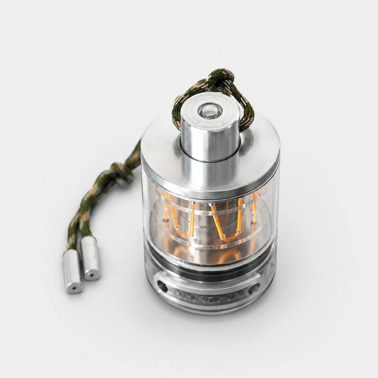 White background view of the lamp