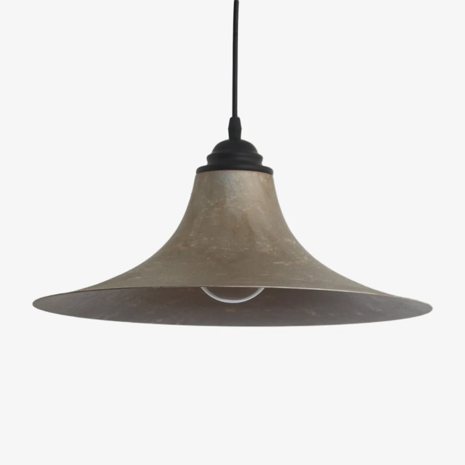 Black iron painted finish pendant light
