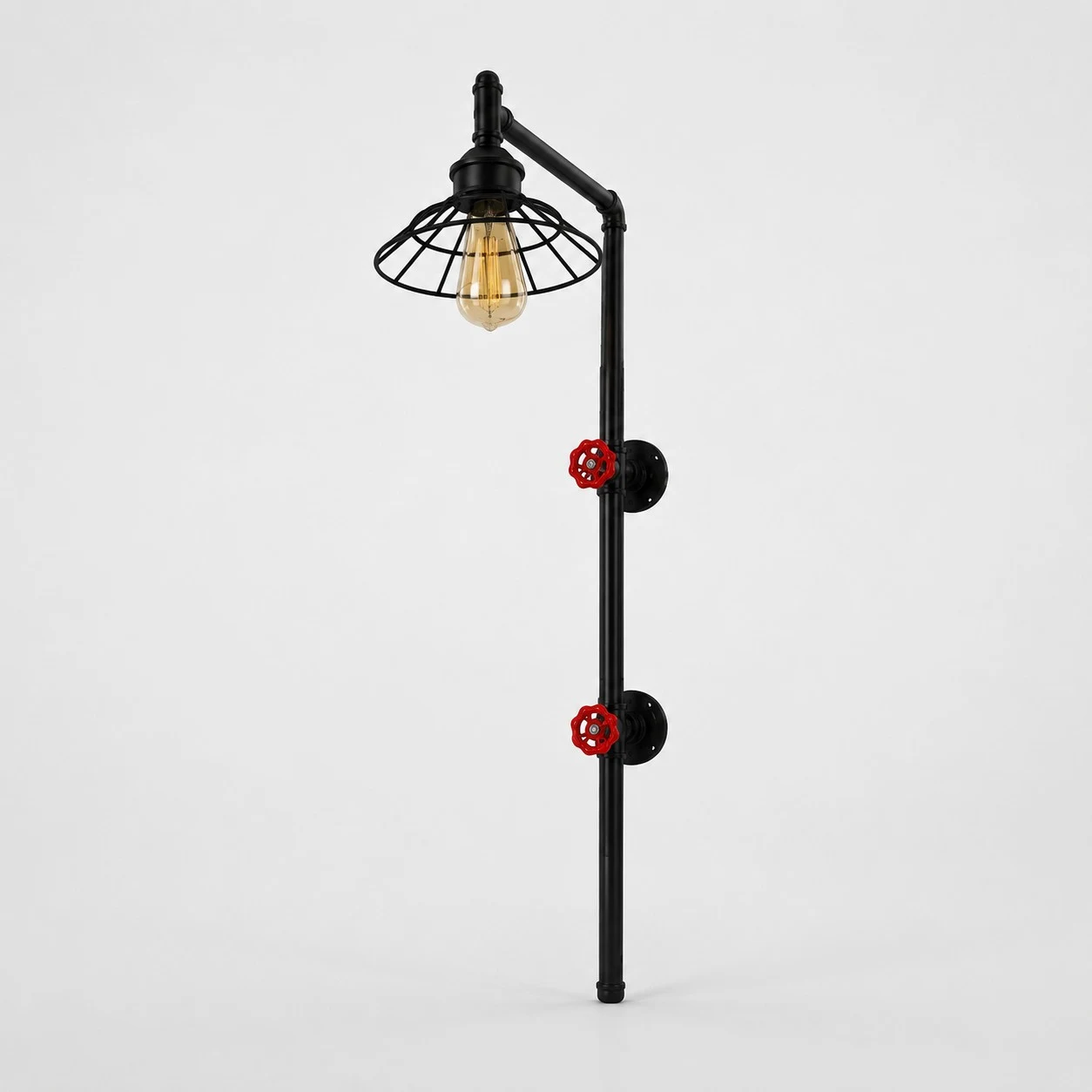 Cage shade black finish