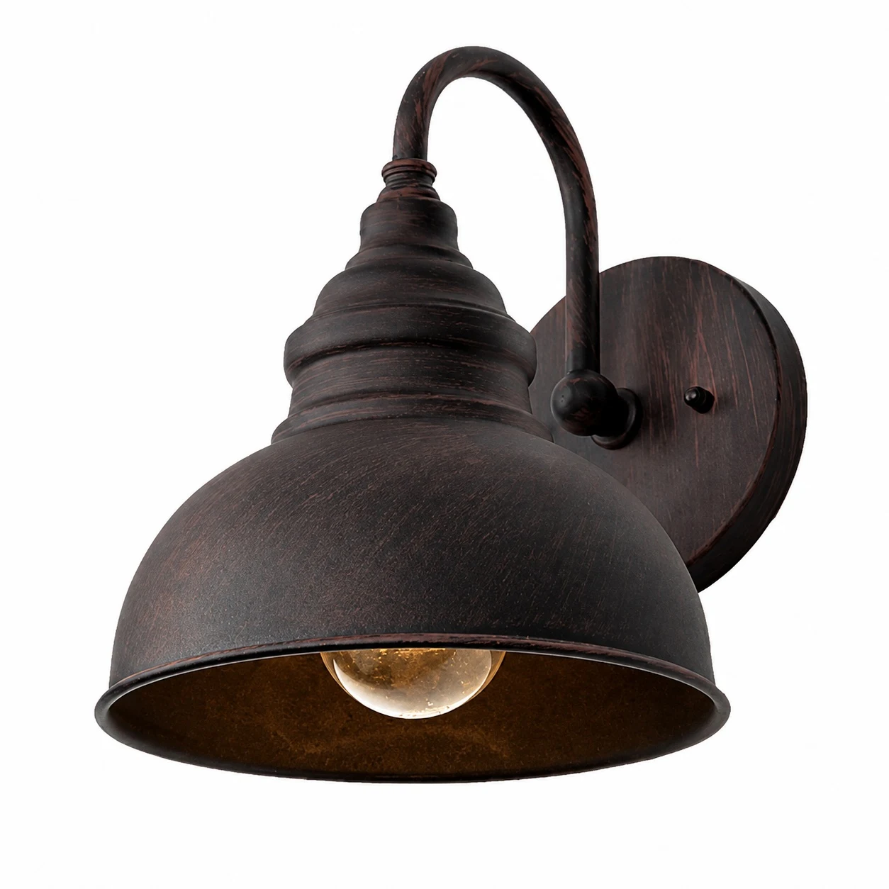 Rust bronze Patnox wall lamp product view