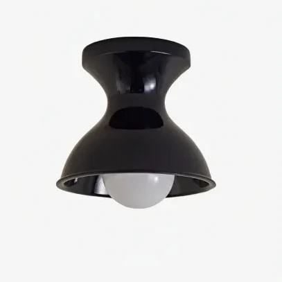 Navy blue modern resin ceiling light