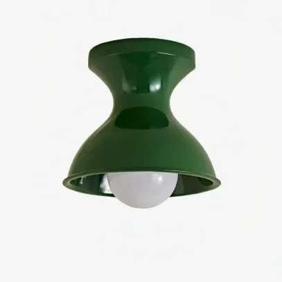 Green modern resin ceiling light