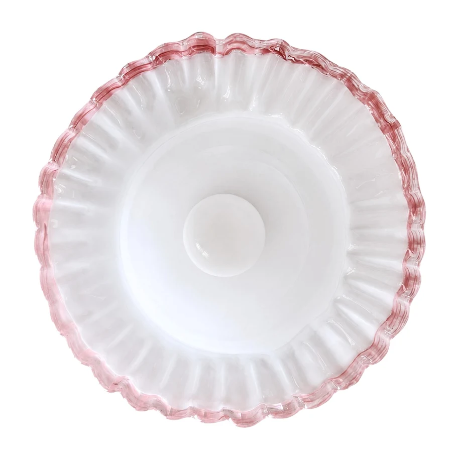 Ruffled Glass Edge