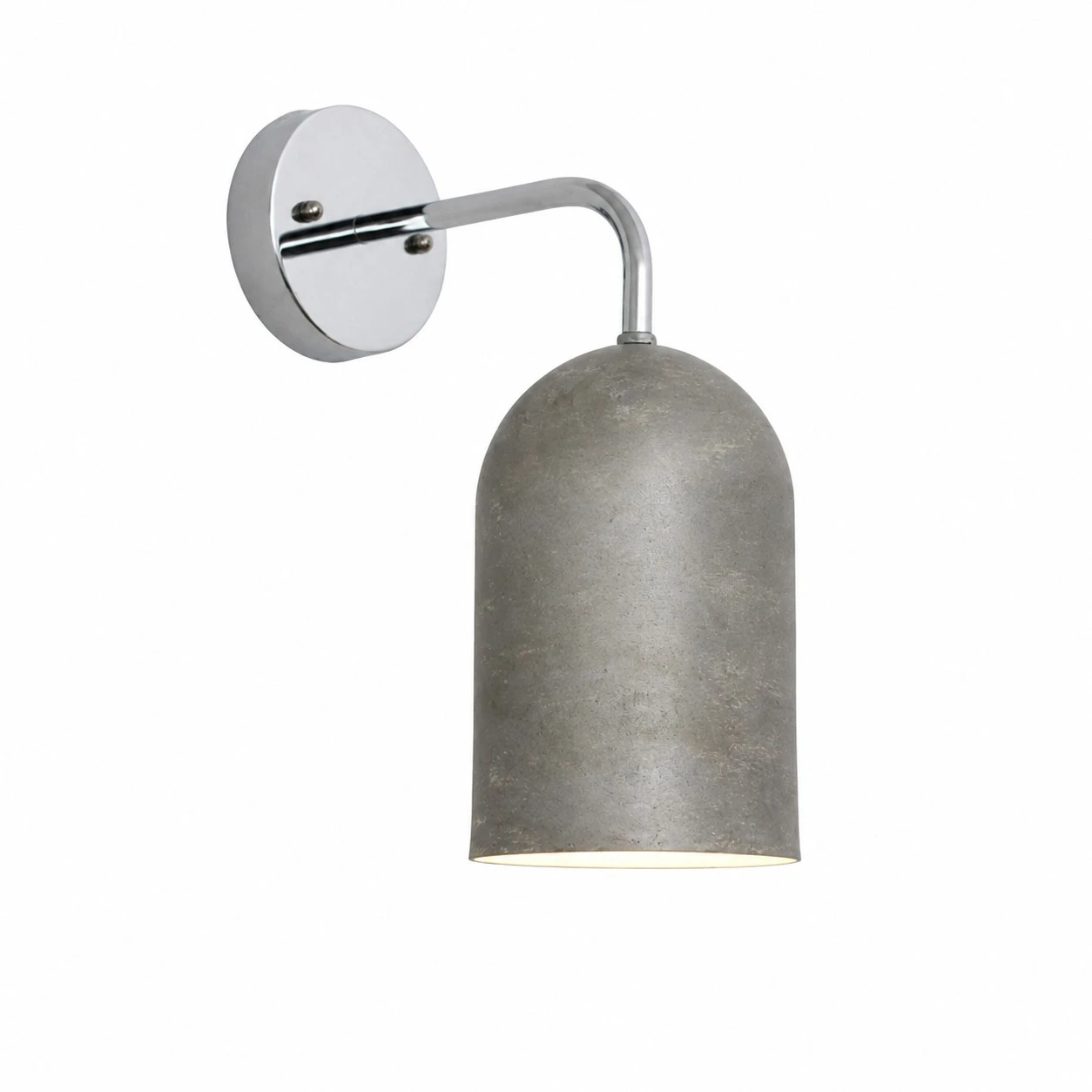 full vintage wall sconce on white background