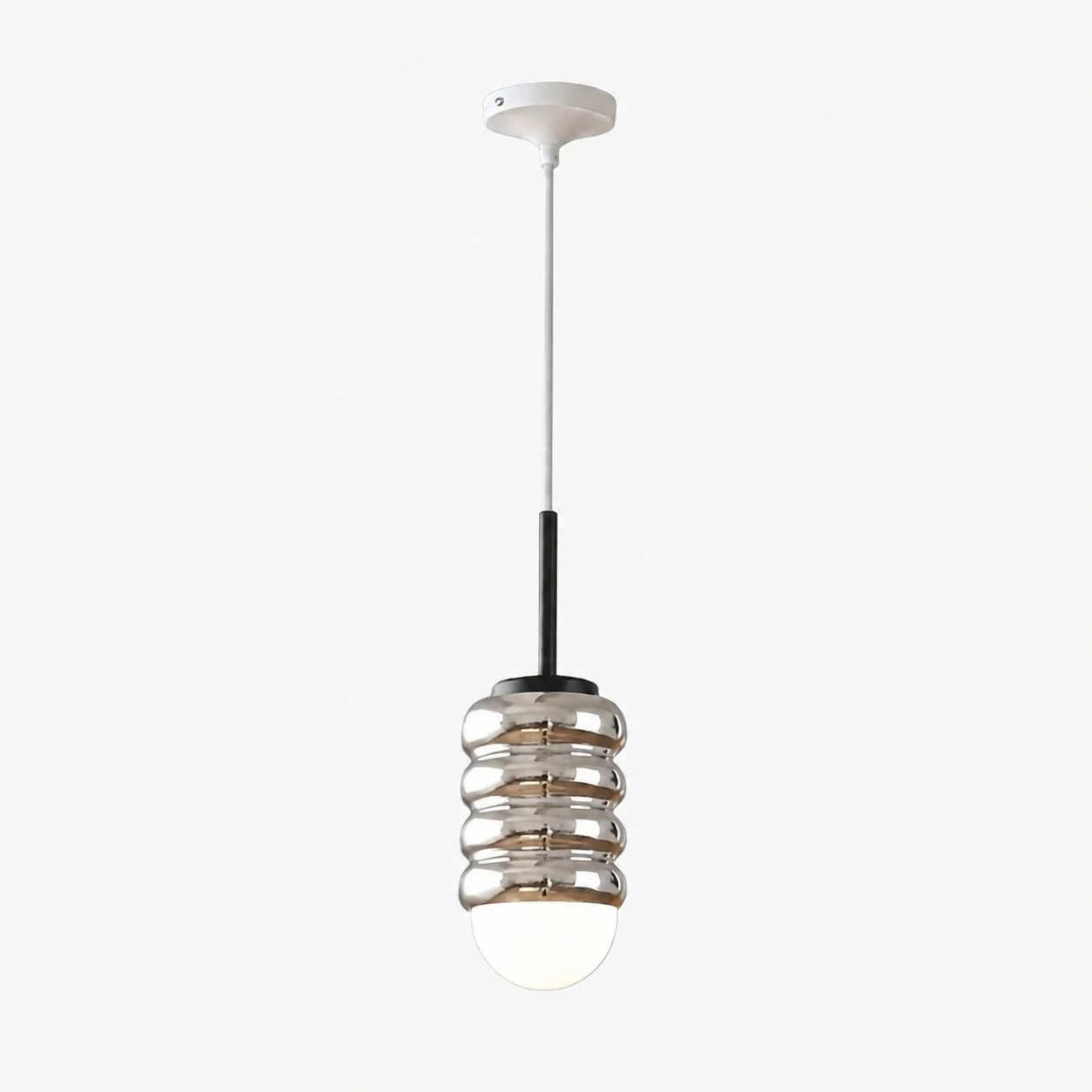 Black + Chrome pendant