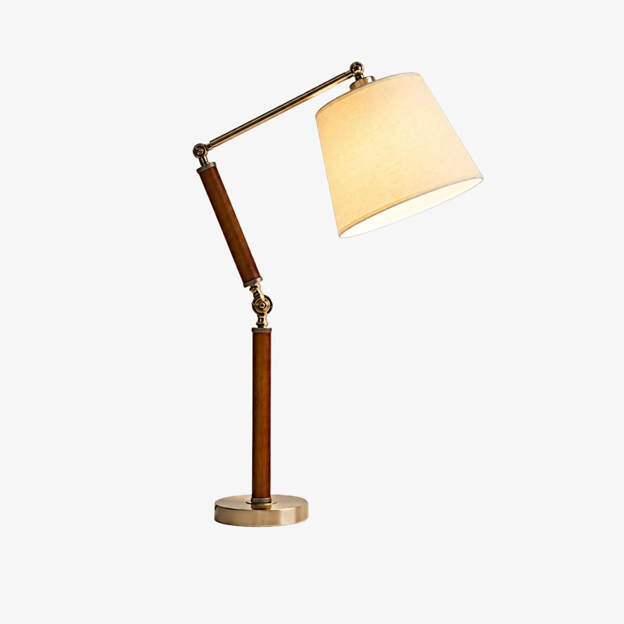 Solid wood table lamp SKU view