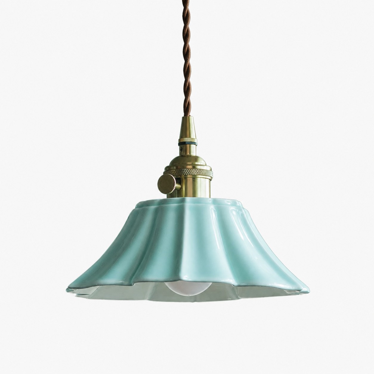 Style B Sky Blue ceramic pendant light