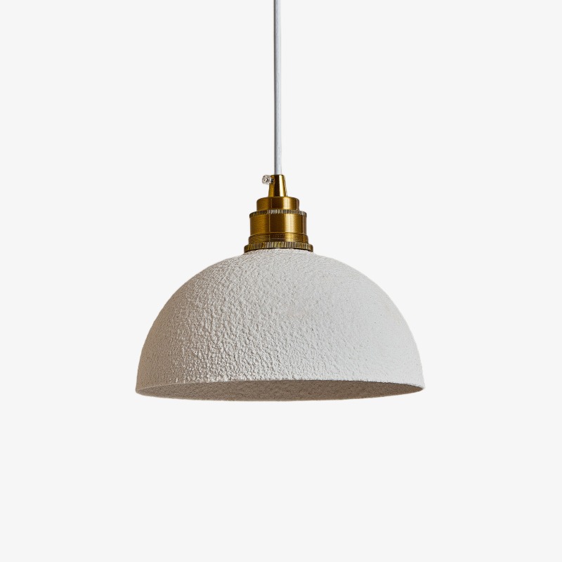 Dome Shade white pendant light