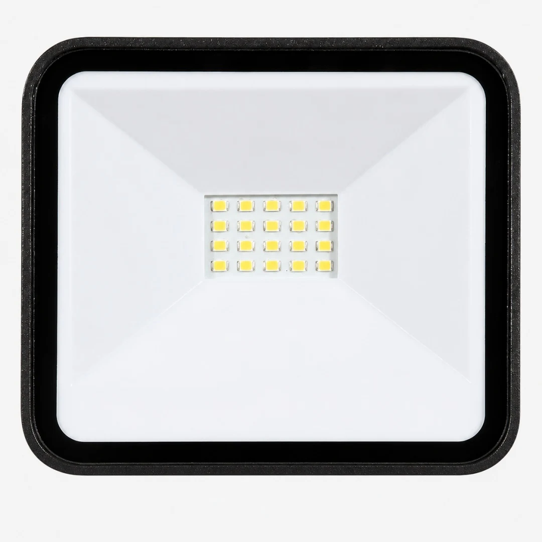 Glass diffuser and LED panel detail