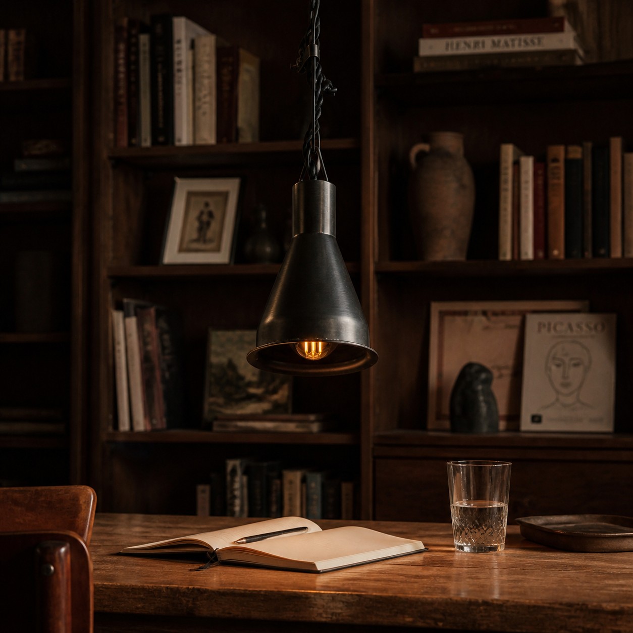 Study desk / black finish