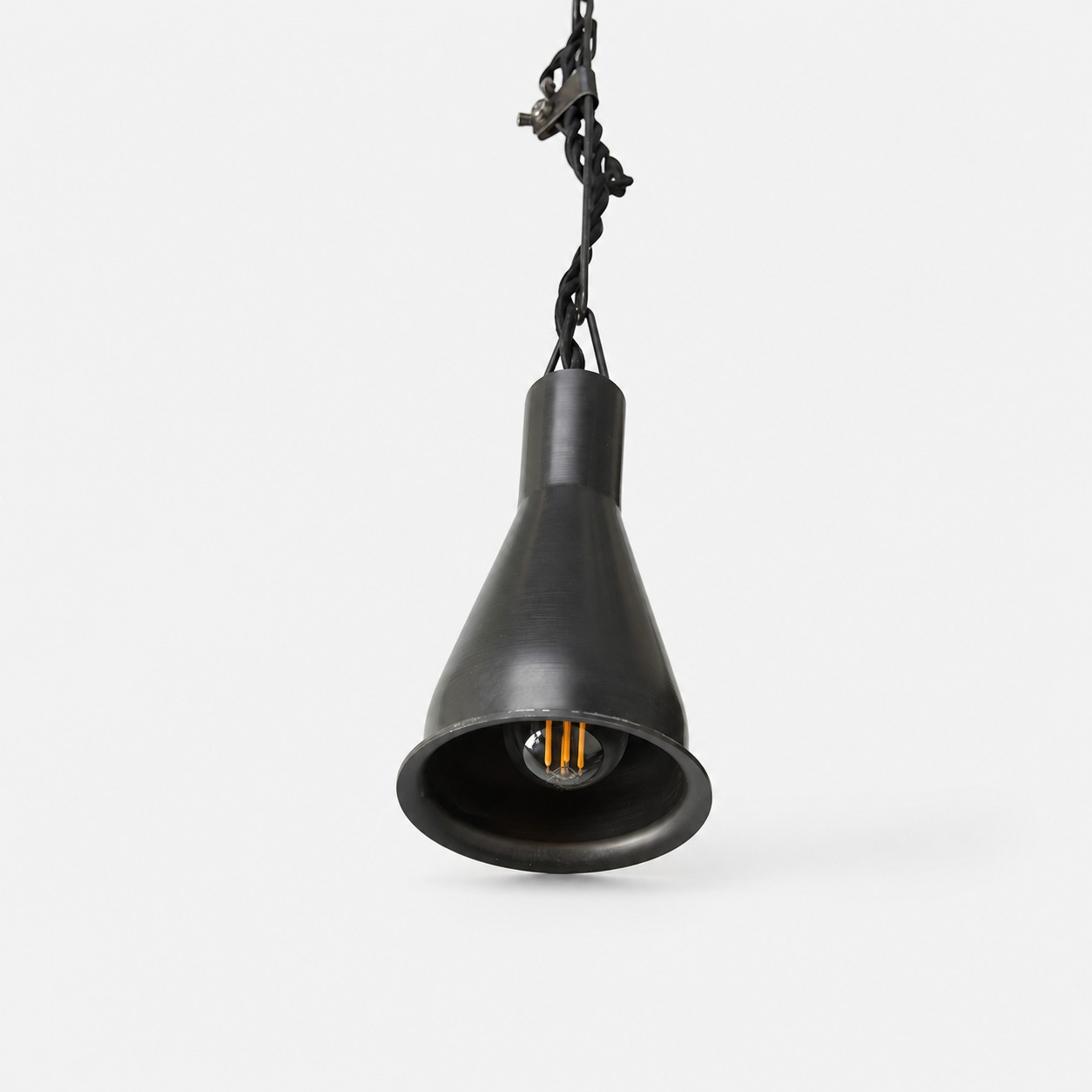 Pendant light / Matte black / 9 cm shade