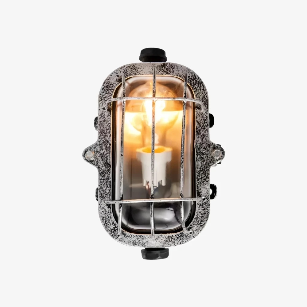 Style B grey finish wall lamp