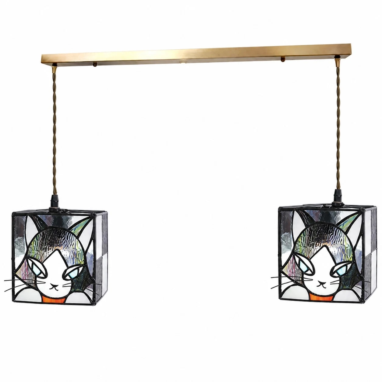 Barra de luz linear Smoky Violet com 2 lâmpadas, 50 cm / 19,7″