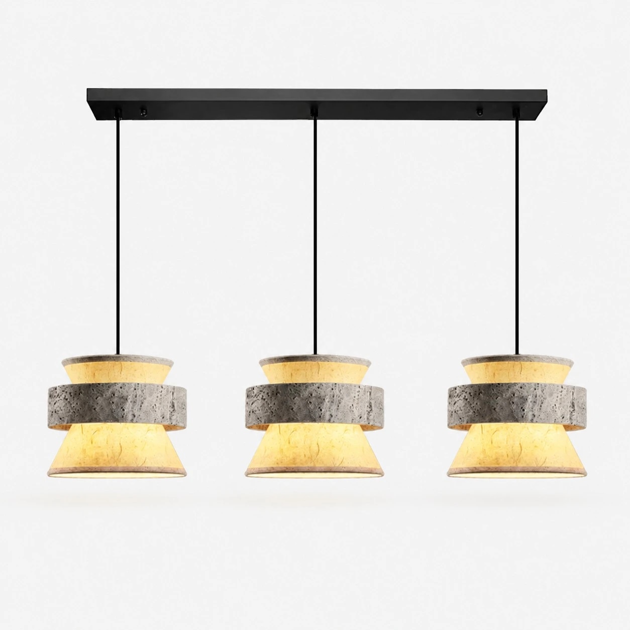 3-Head Linear 80 cm / 31.5 in pendant style