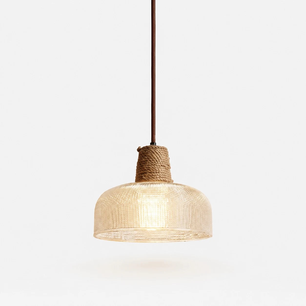 Style C rounded glass pendant