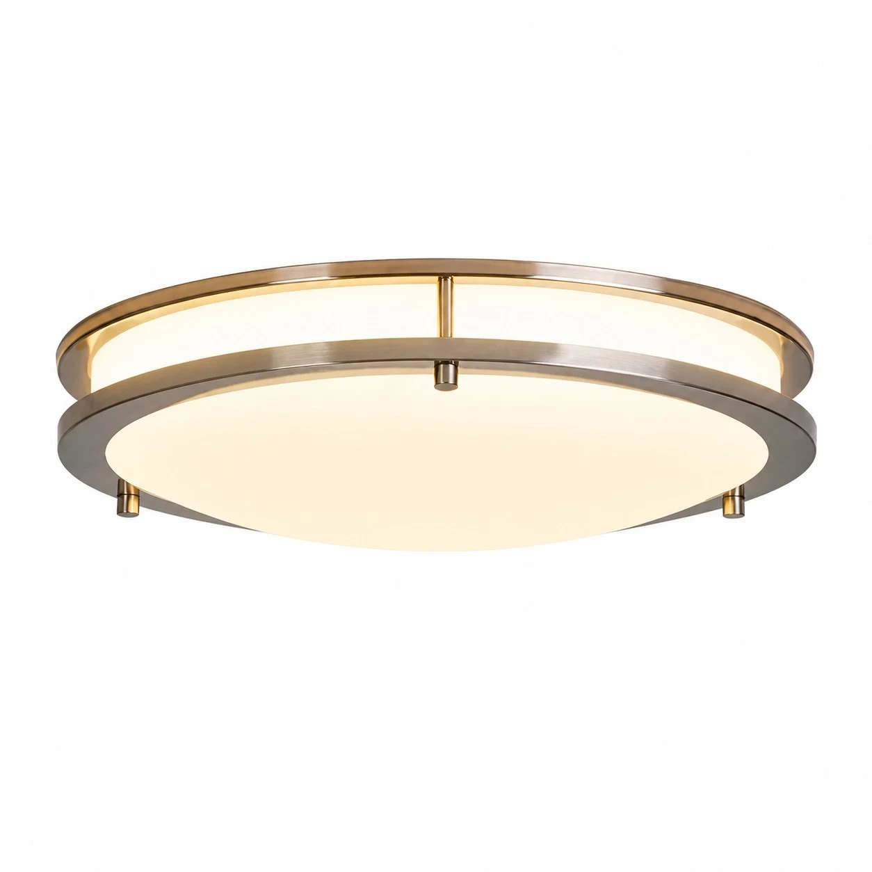Brushed Nickel / 35 cm / Three-Color Light