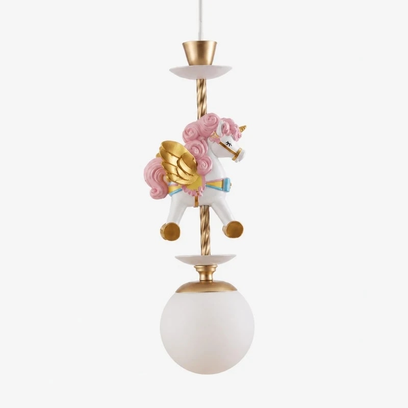Daisy - Lampadario unicorno a 1 luce SKU immagine