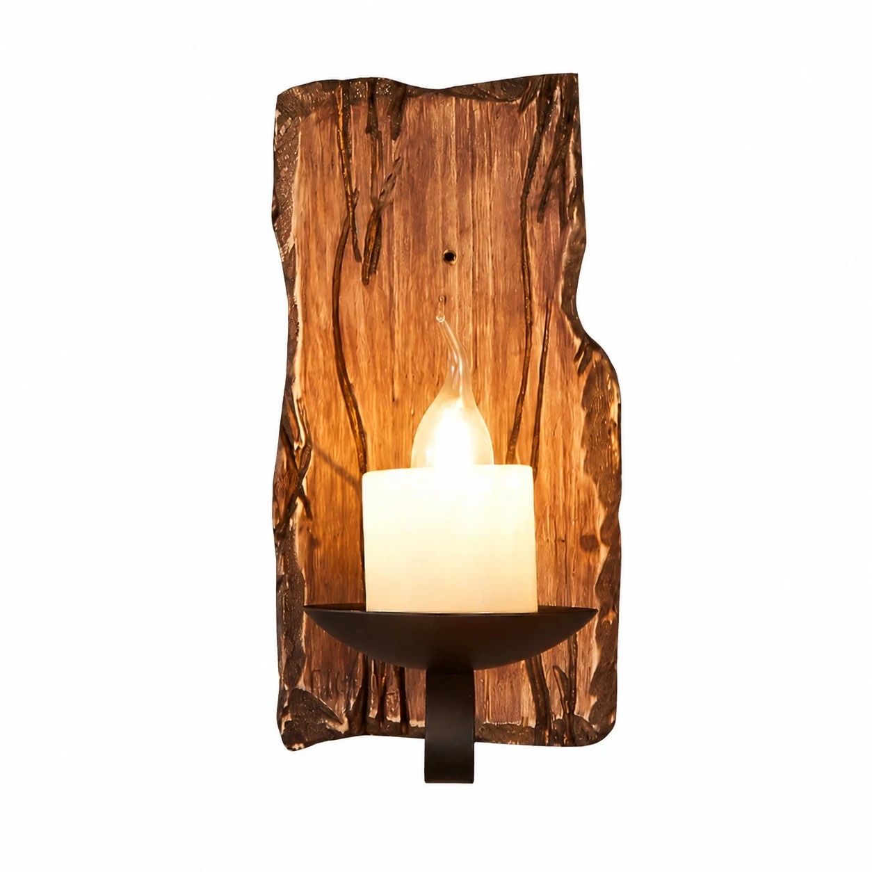 Opción de lámpara de pared estilo granja industrial