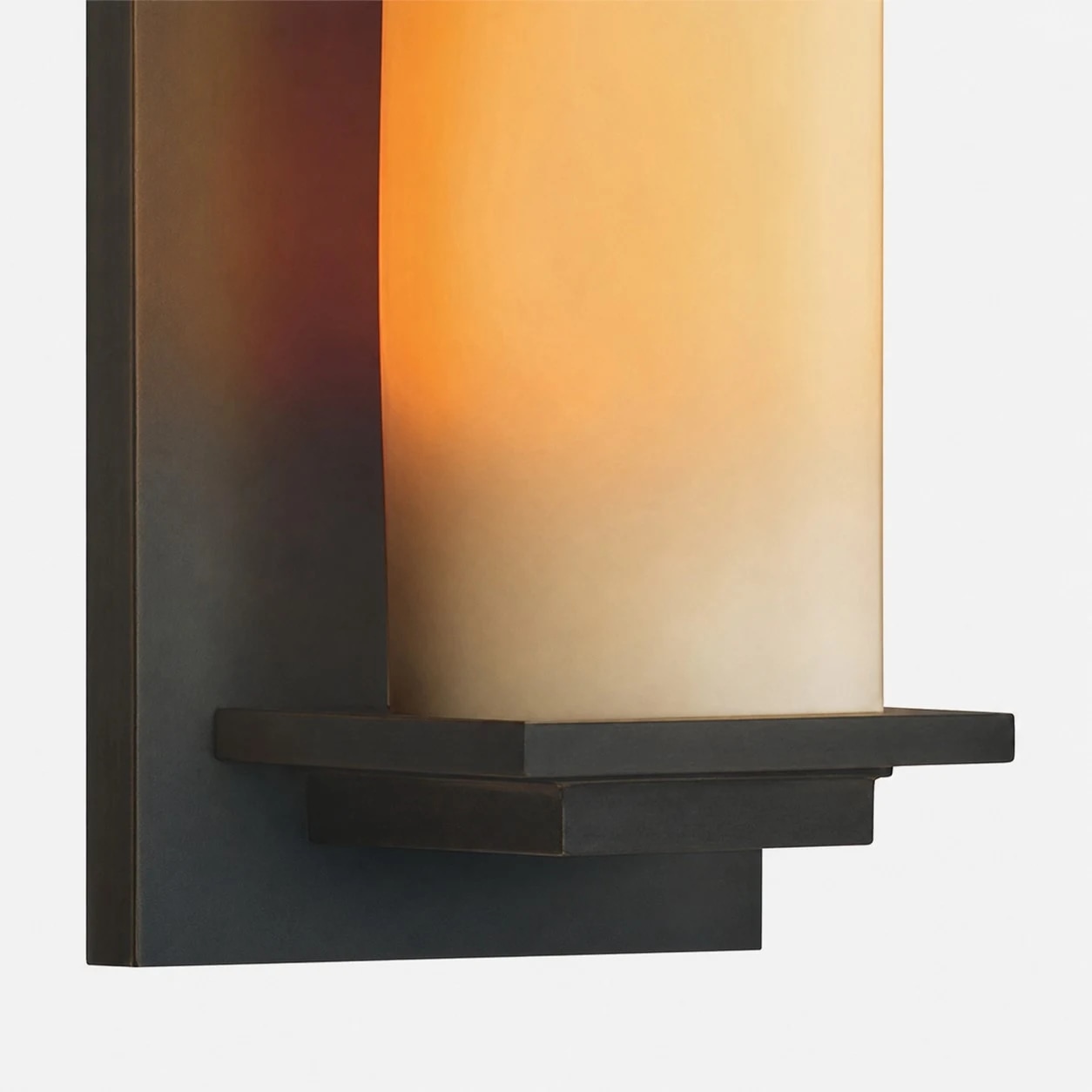 Small and large jade wall lamp size view