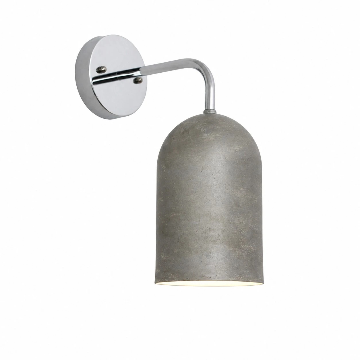 full vintage wall sconce on white background