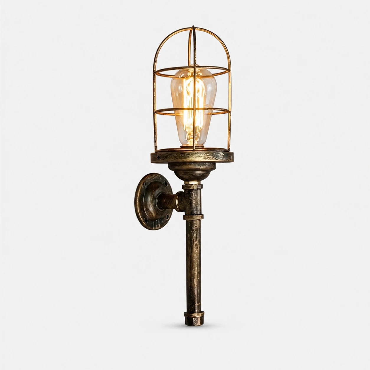 Industrial wall sconce variant 3