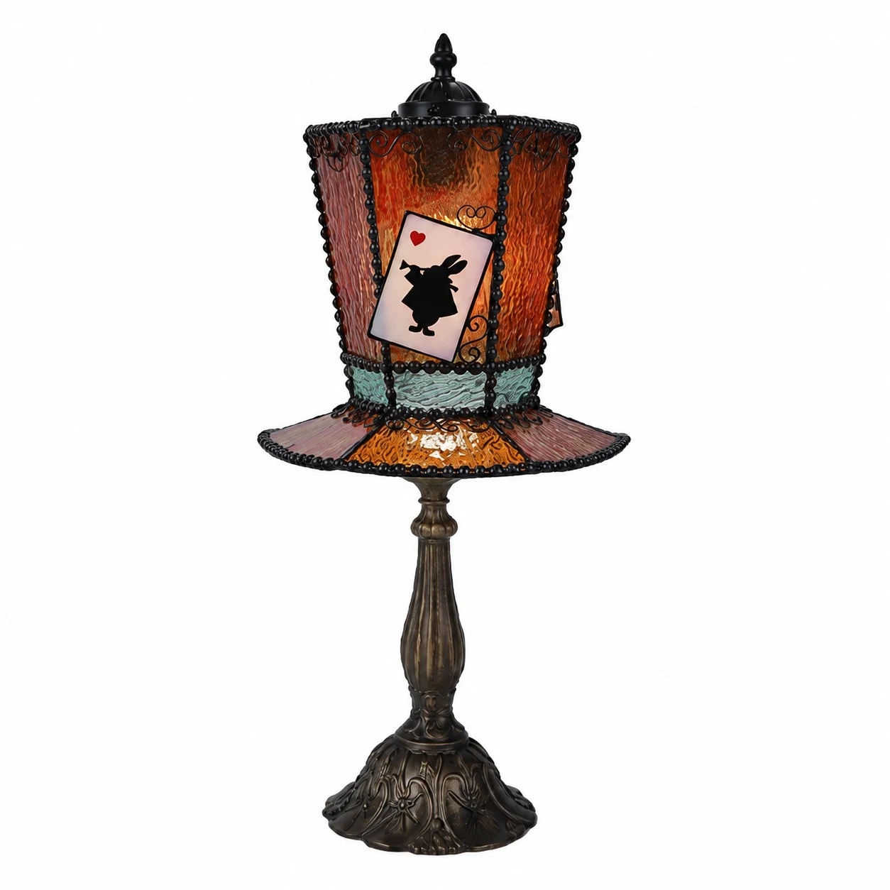 Lampe de table Rabbit Card jaune ambré