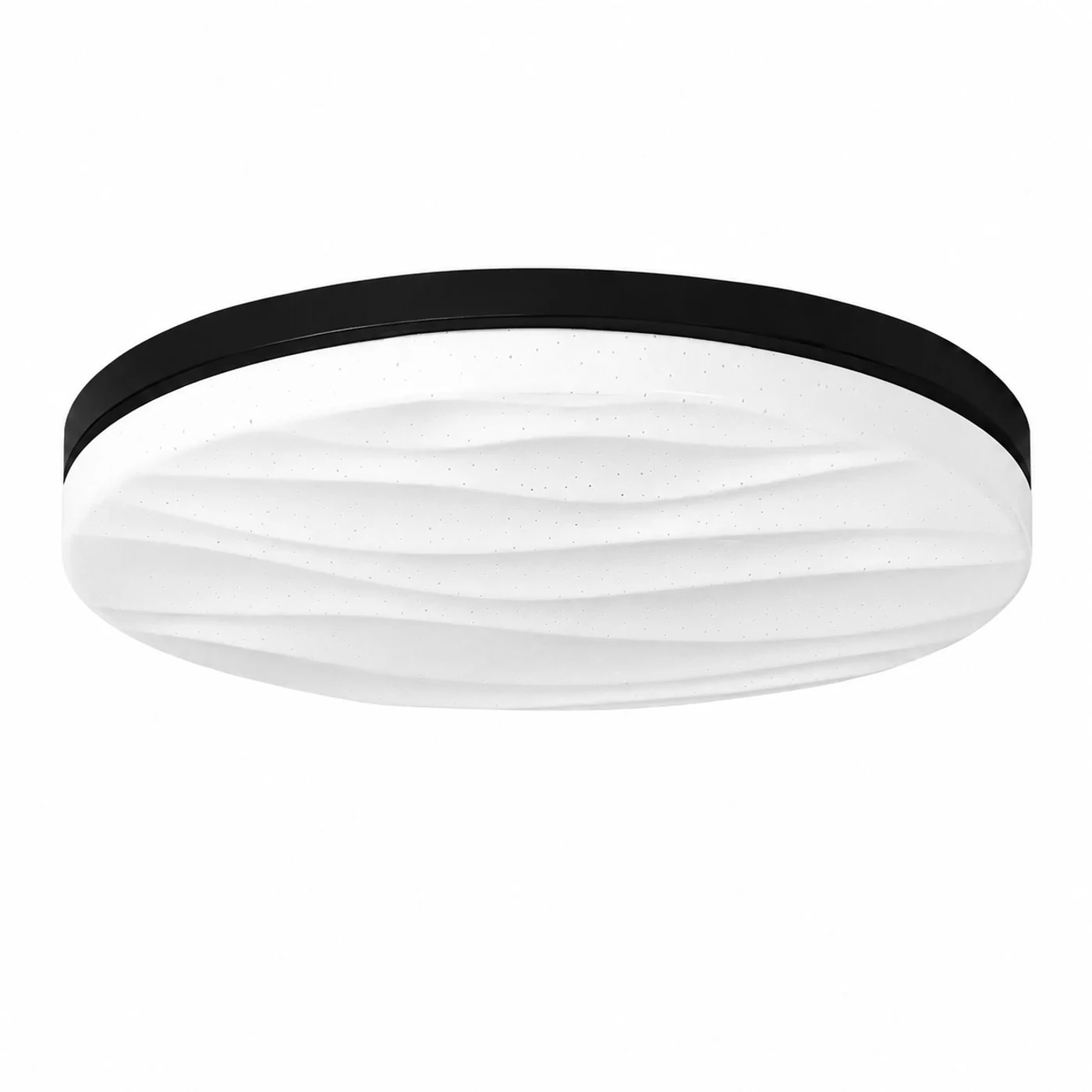 White light state of the round flush mount ceiling light