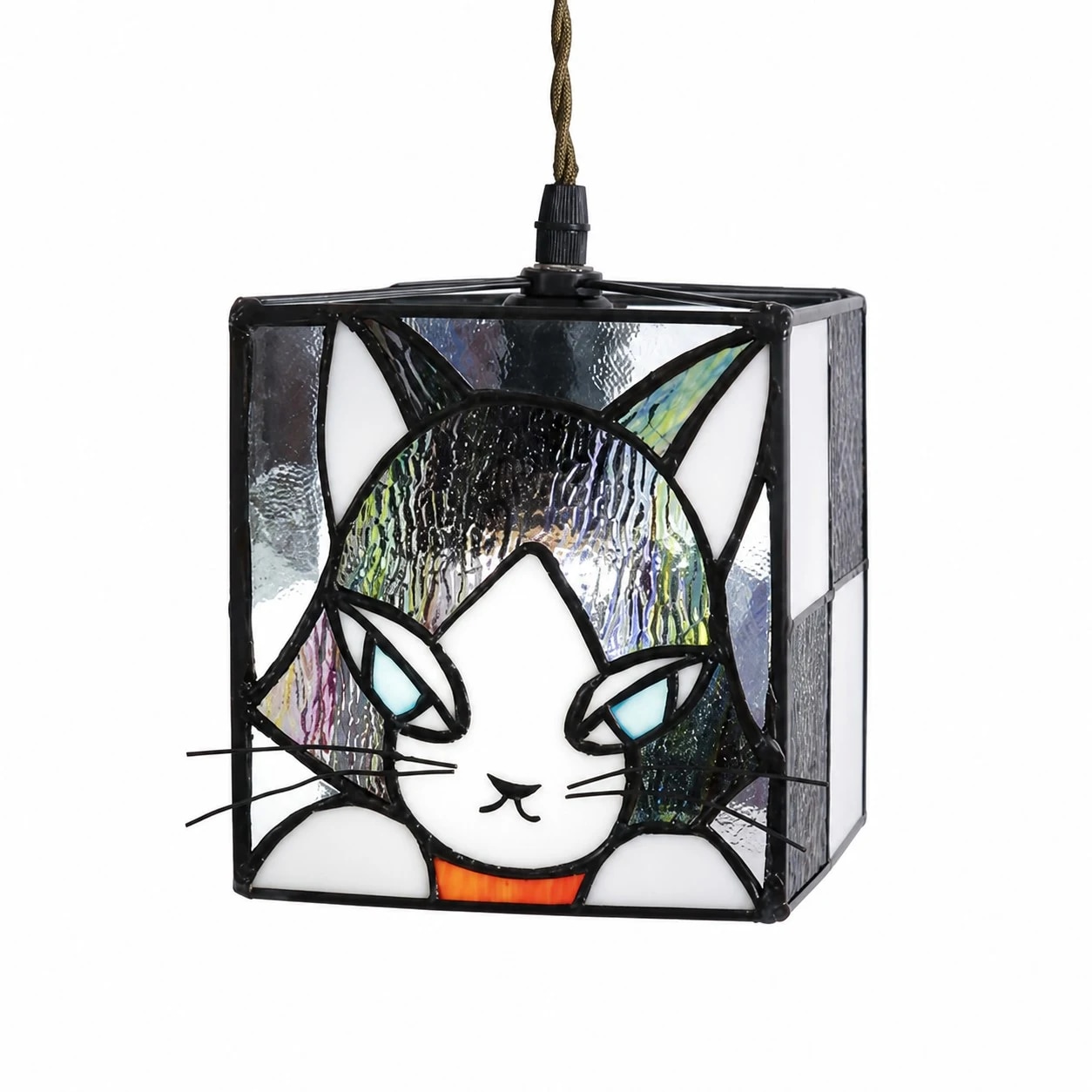 Pingente único Violeta Fumê 15 cm × 14 cm / 5,9″ × 5,5″