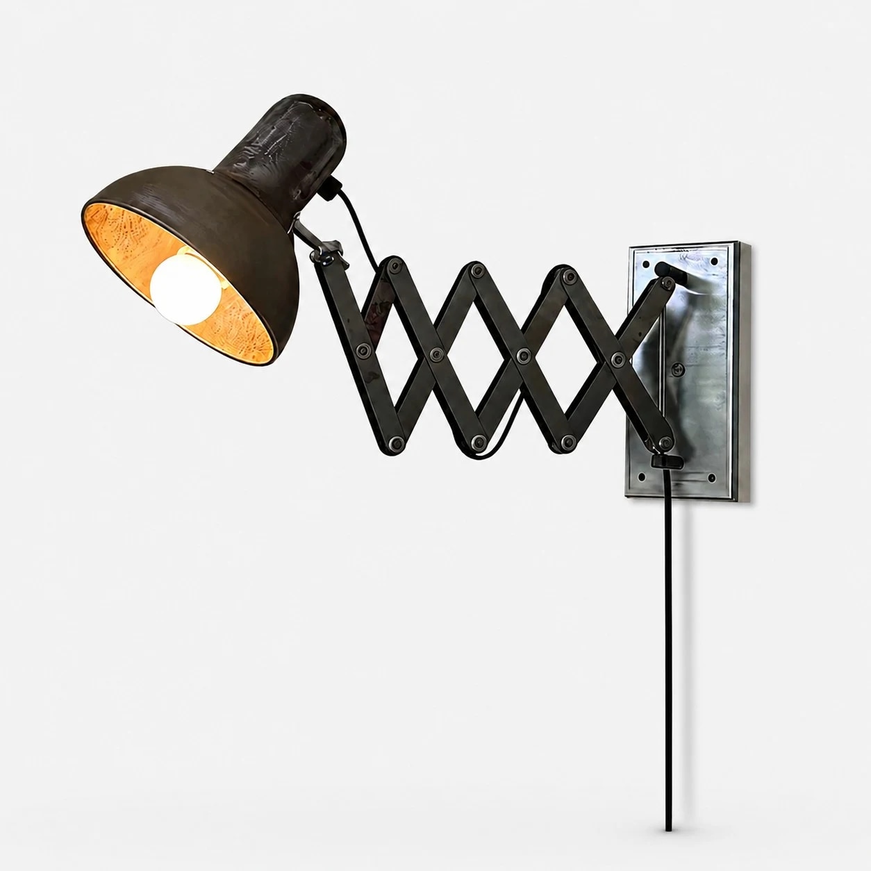 Industrial Adjustable Wall Sconce
