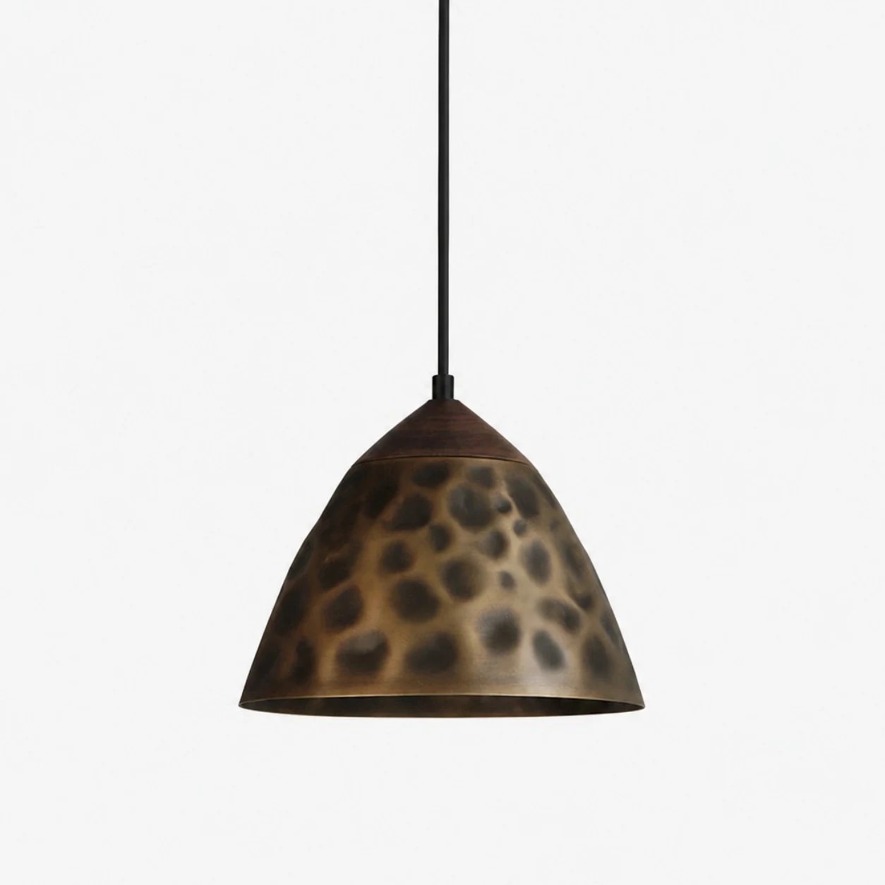 Pendentif Hill en cuivre martelé
