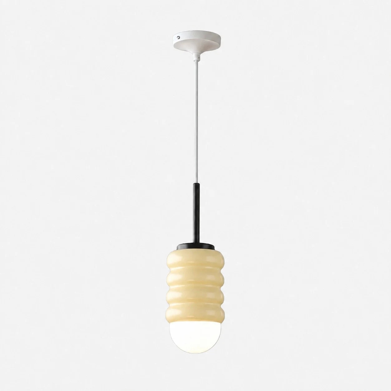Black + Beige pendant