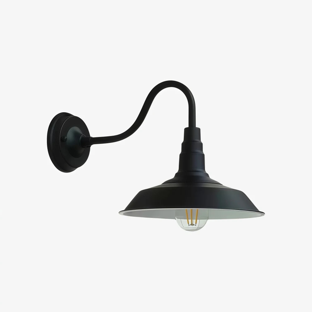 Black finish Solenvo wall lamp