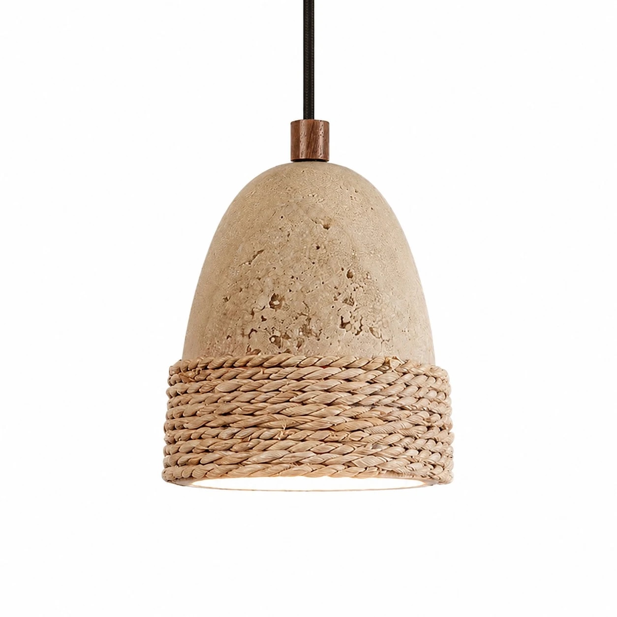 Regular single woven stone pendant SKU