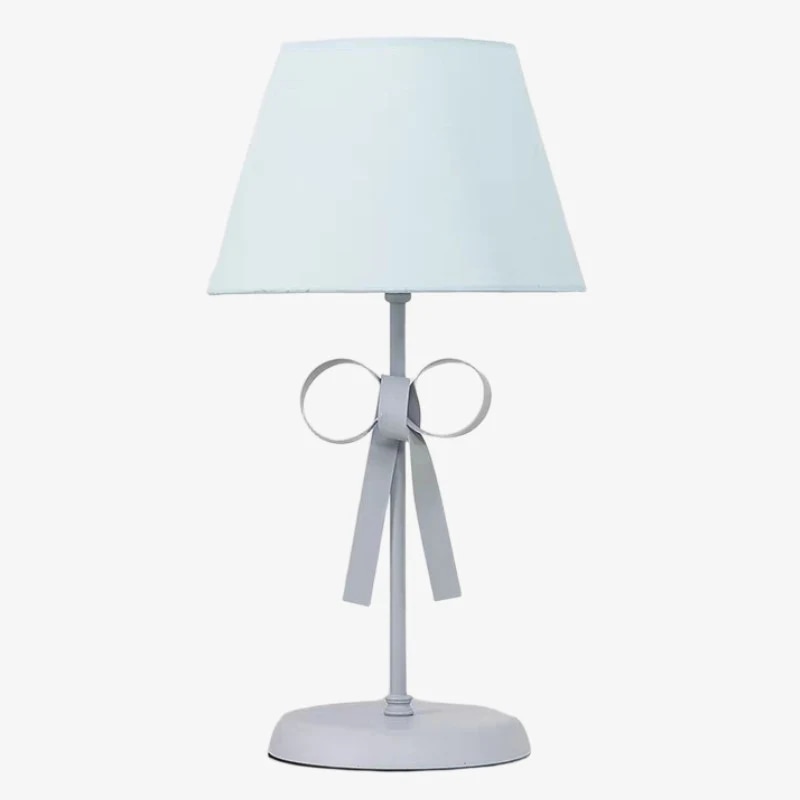 Lampe de table avec abat-jour bleu et corps de lampe bleu