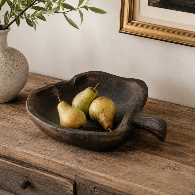 Warm rustic serving for everyday hosting