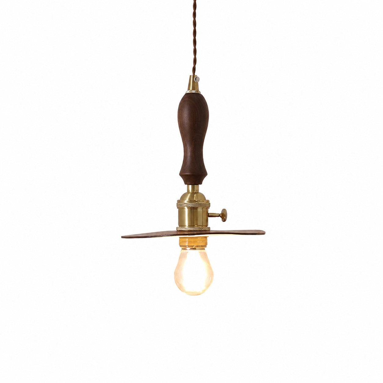 Vintage Brown 15 cm pendant