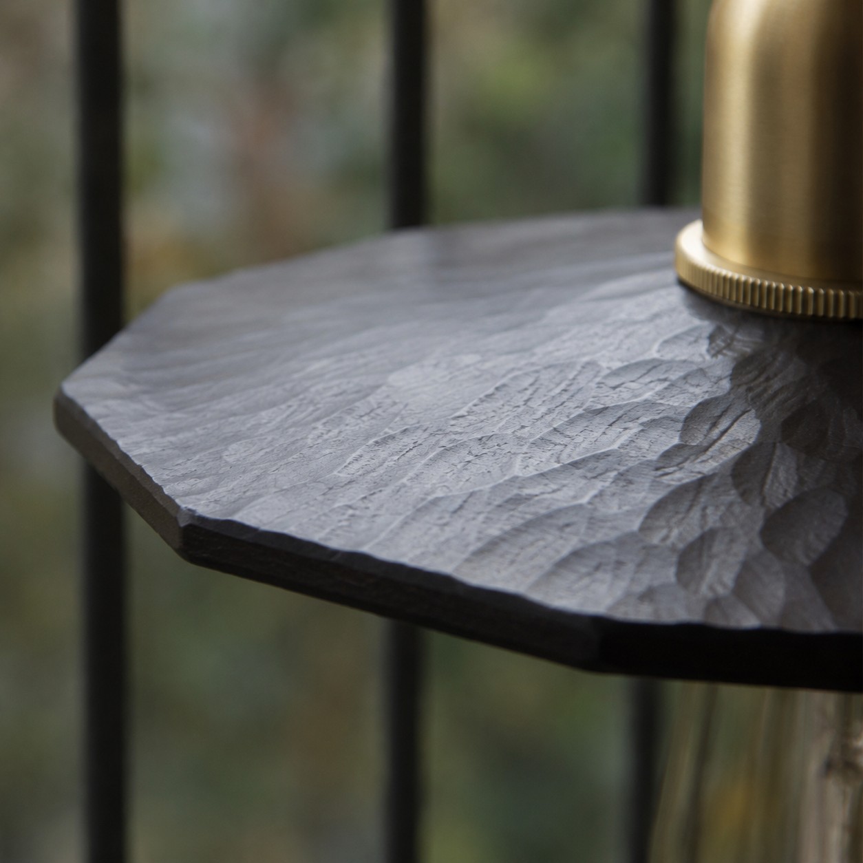 Carved Wood Shade