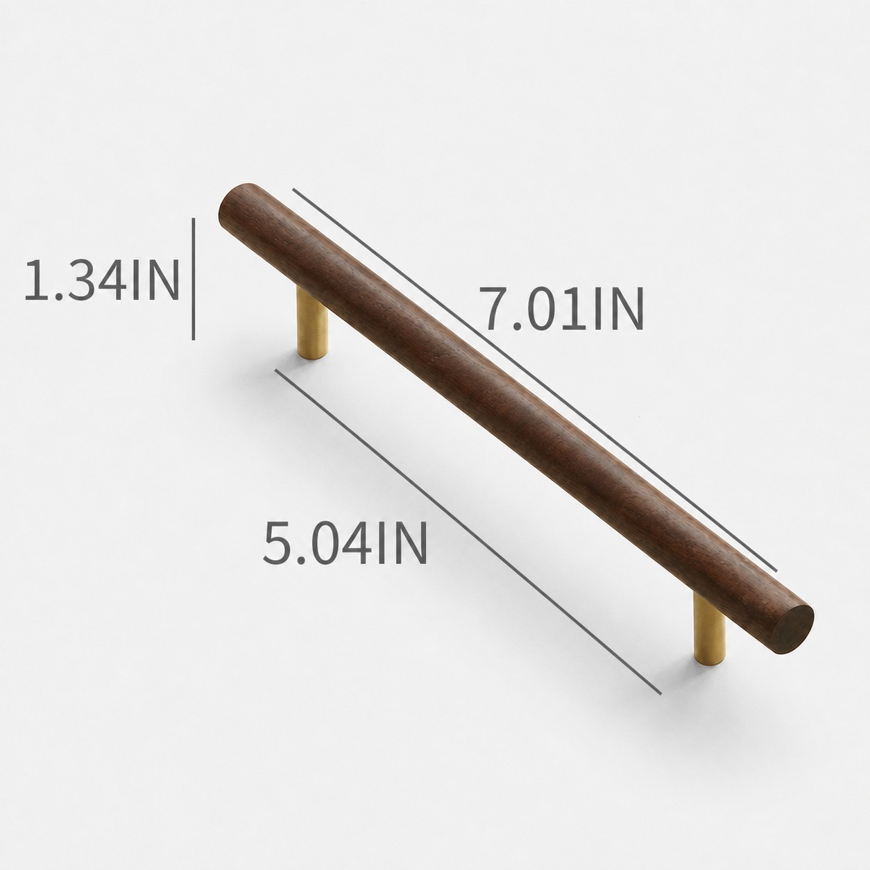 Walnut handle 3.78 in