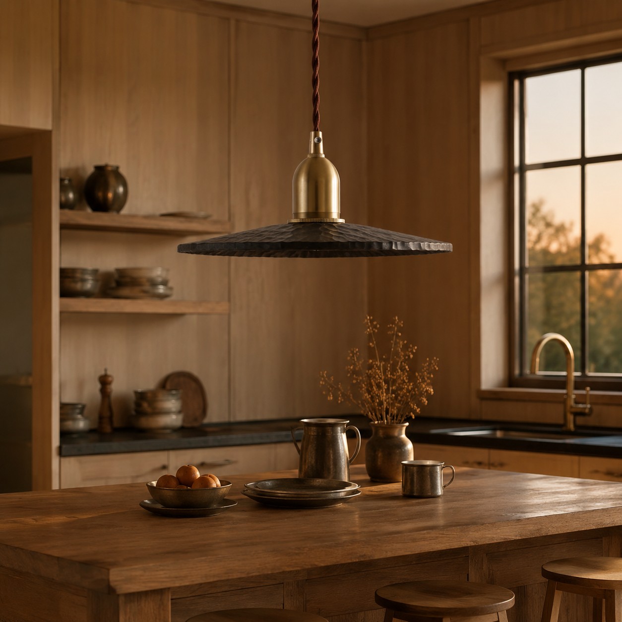A Calm Wood Accent for Dining Rooms, Kitchen Islands, Cafes, and Lounge Corners.