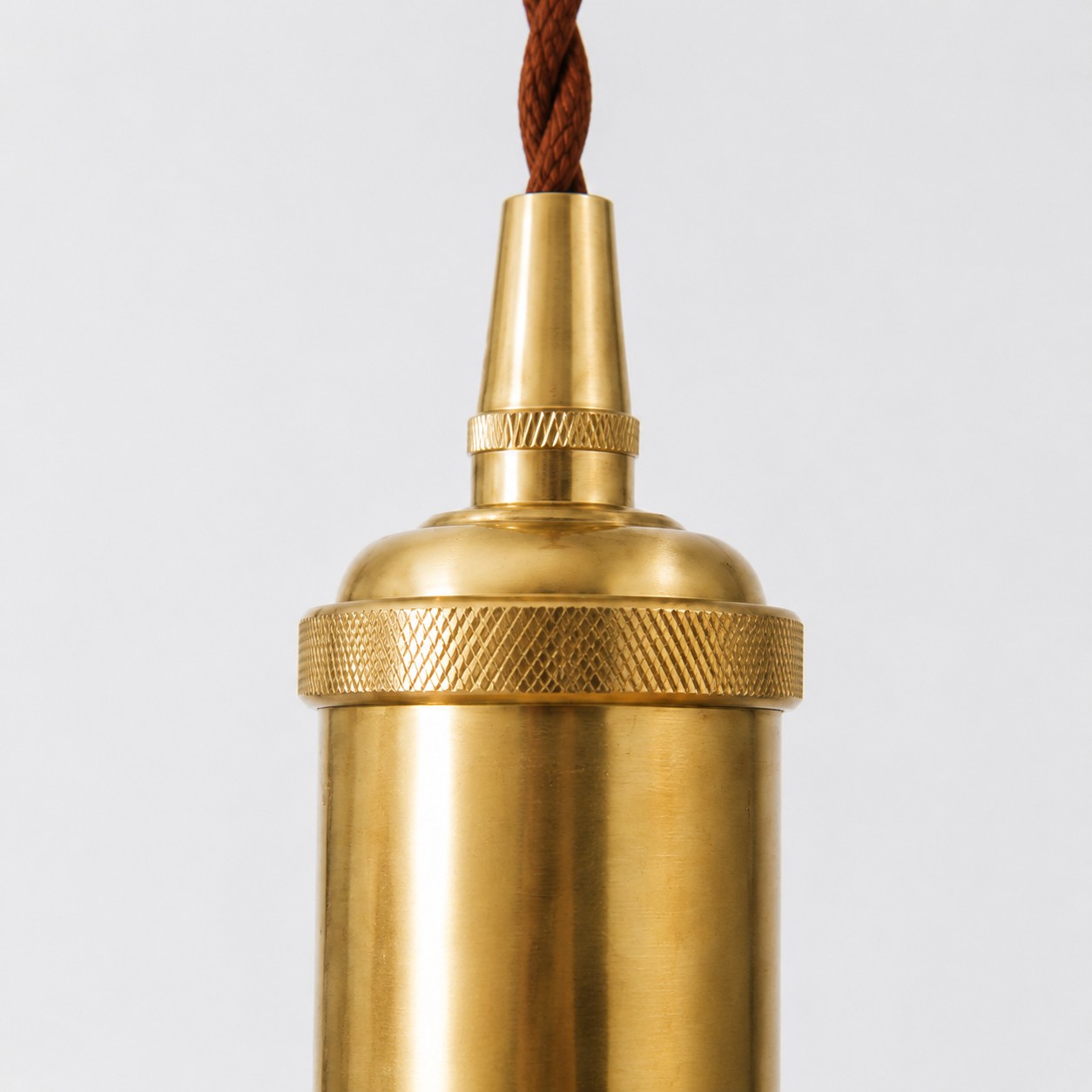 Brass socket detail