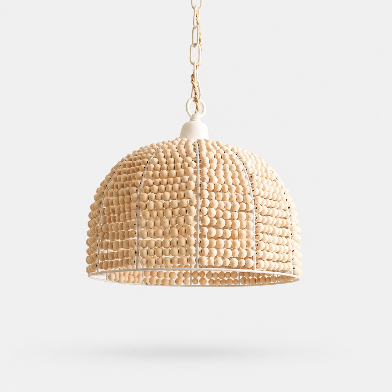 Natural Wood Bead Shade